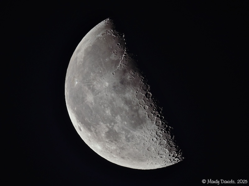 First Quarter Moon – March 25